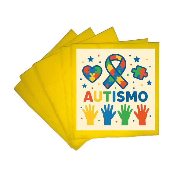 Guardanapo de Papel Personalizado Autismo