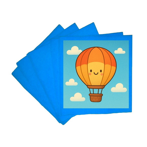 Guardanapo de Papel Personalizado Balão de Ar Quente - Imagem 2