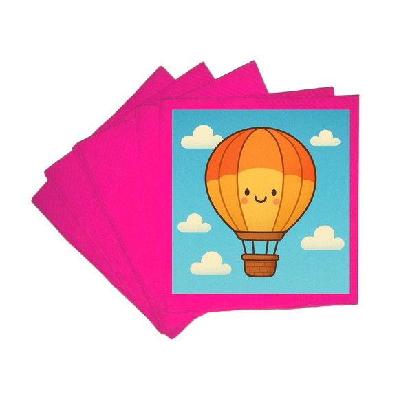 Guardanapo de Papel Personalizado Balão de Ar Quente - Imagem 3
