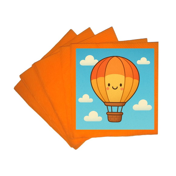 Guardanapo de Papel Personalizado Balão de Ar Quente - Imagem 5