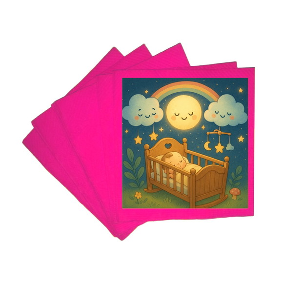 Guardanapo de Papel Personalizado Berço Encantado - Imagem 3