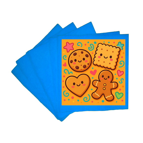 Guardanapo de Papel Personalizado Biscoitinhos - Imagem 2