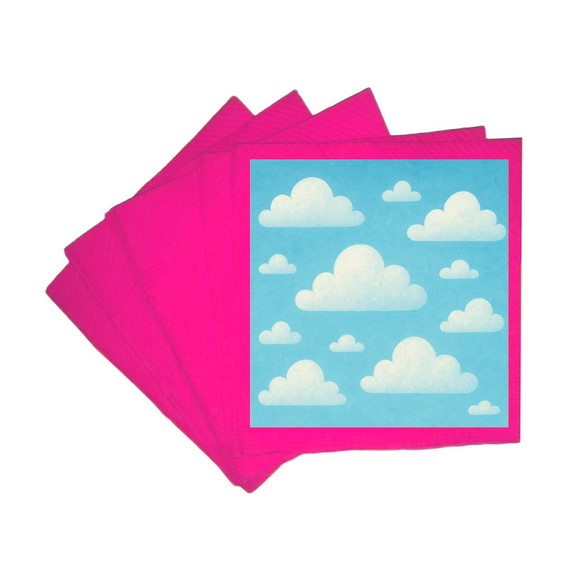 Guardanapo de Papel Personalizado Céu Azul - Imagem 3
