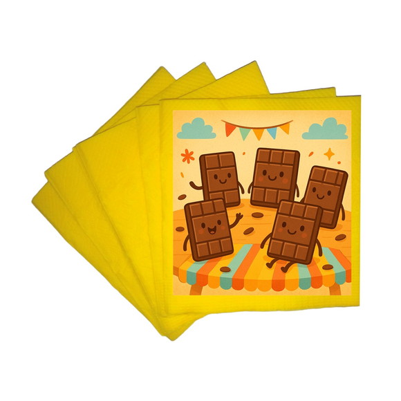 Guardanapo de Papel Personalizado Chocolates