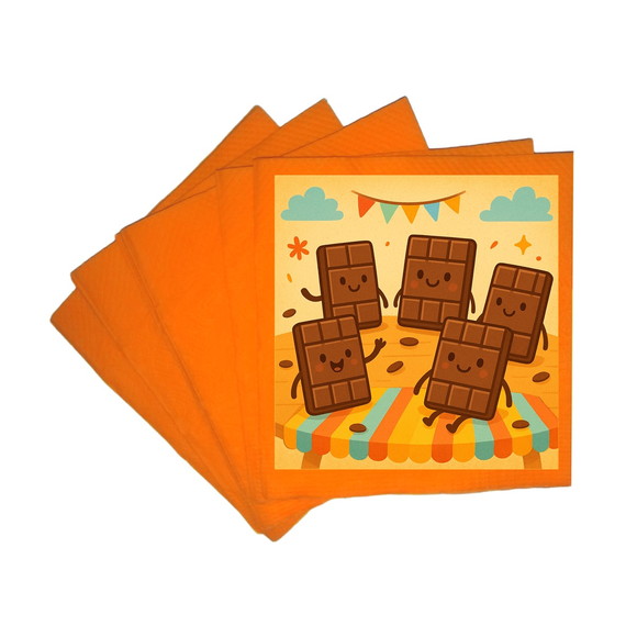 Guardanapo de Papel Personalizado Chocolates - Imagem 5