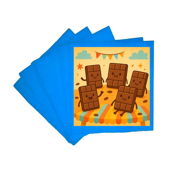 Guardanapo de Papel Personalizado Chocolates - Imagem 2