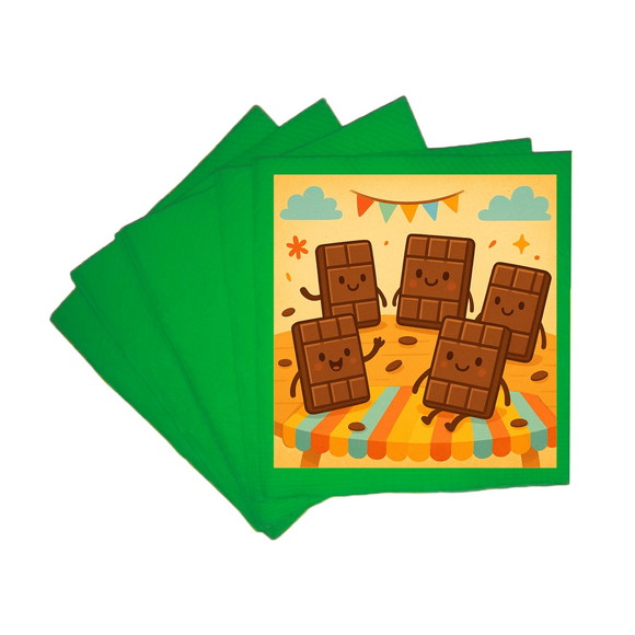 Guardanapo de Papel Personalizado Chocolates - Imagem 4