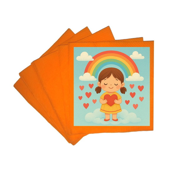 Guardanapo de Papel Personalizado Chuva de Amor - Imagem 5