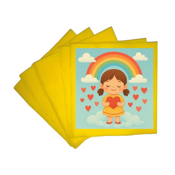 Guardanapo de Papel Personalizado Chuva de Amor