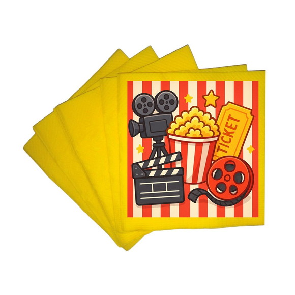 Guardanapo de Papel Personalizado Cinema