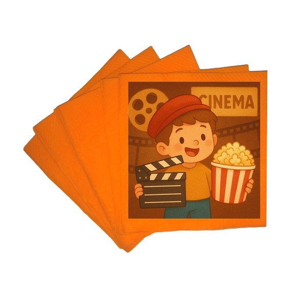 Guardanapo de Papel Personalizado Cinema Antigo - Imagem 5
