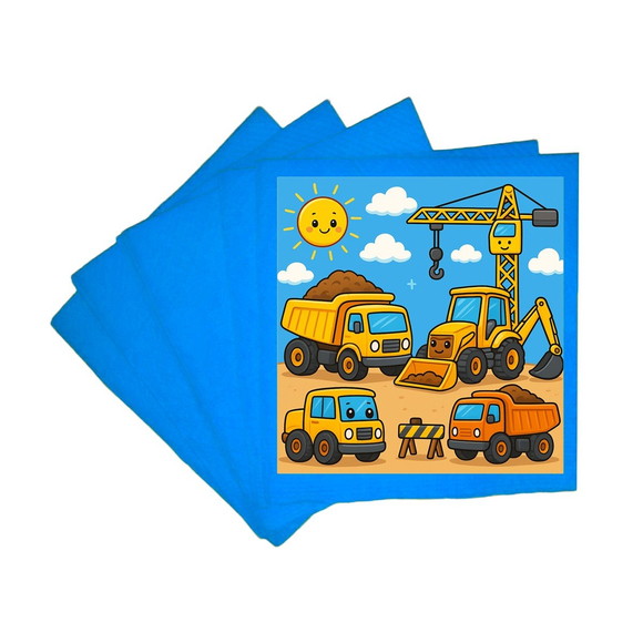 Guardanapo de Papel Personalizado Construção Civil - Imagem 2