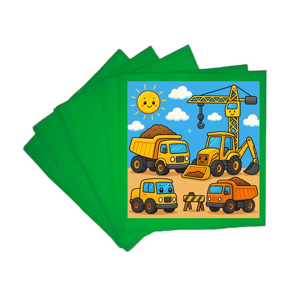 Guardanapo de Papel Personalizado Construção Civil - Imagem 4