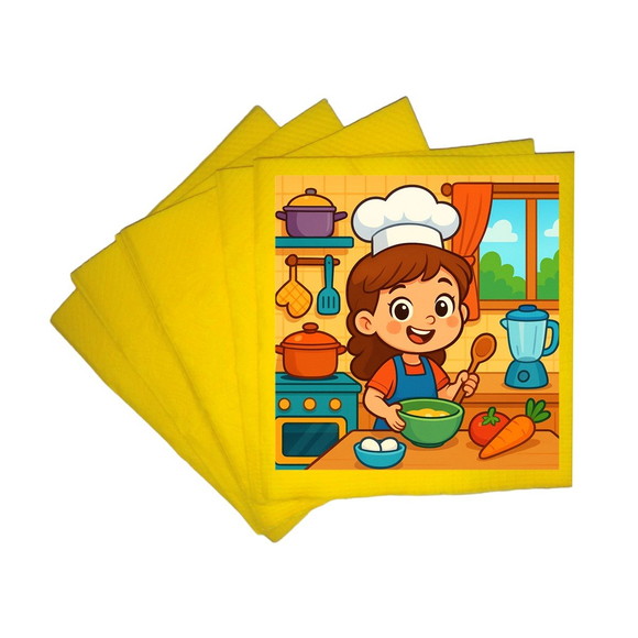 Guardanapo de Papel Personalizado Cozinha Kids
