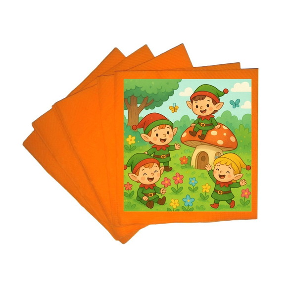 Guardanapo de Papel Personalizado Duendes - Imagem 5