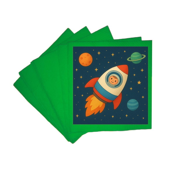 Guardanapo de Papel Personalizado Espaço Sideral - Imagem 4
