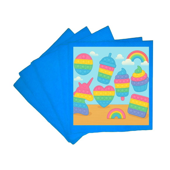 Guardanapo de Papel Personalizado Fidget Toys - Imagem 2