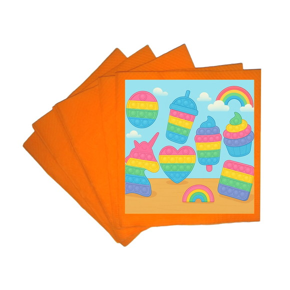 Guardanapo de Papel Personalizado Fidget Toys - Imagem 5