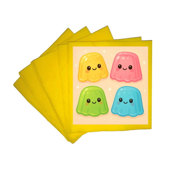 Guardanapo de Papel Personalizado Gelatinas