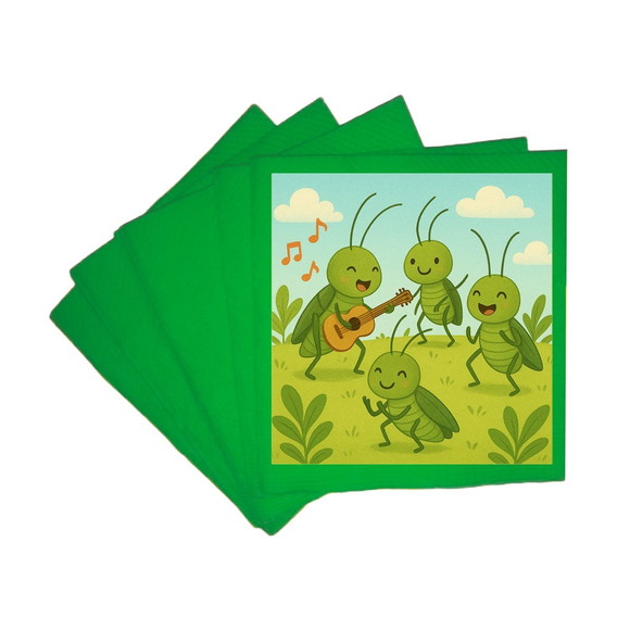 Guardanapo de Papel Personalizado Grilos - Imagem 4