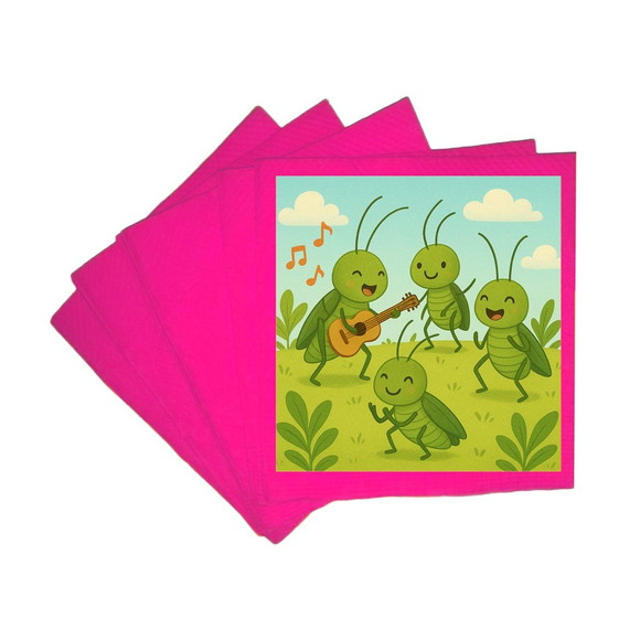 Guardanapo de Papel Personalizado Grilos - Imagem 3
