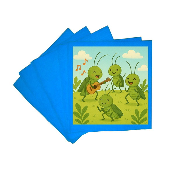 Guardanapo de Papel Personalizado Grilos - Imagem 2