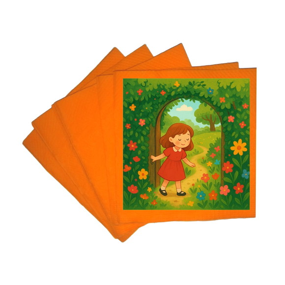 Guardanapo de Papel Personalizado Jardim Secreto - Imagem 5
