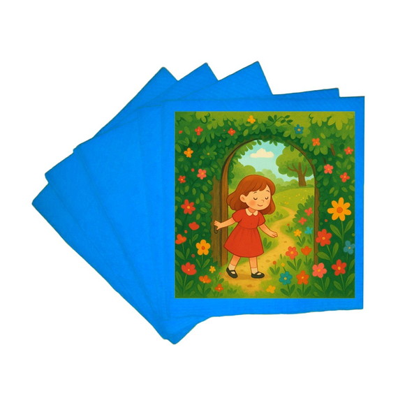 Guardanapo de Papel Personalizado Jardim Secreto - Imagem 2