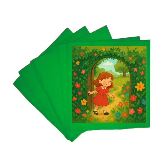 Guardanapo de Papel Personalizado Jardim Secreto - Imagem 4