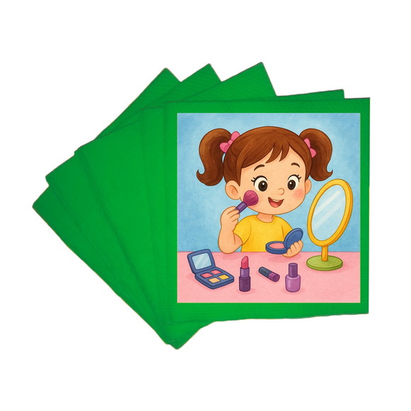 Guardanapo de Papel Personalizado Maquiagem - Imagem 4
