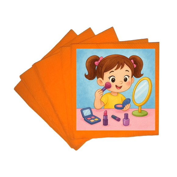 Guardanapo de Papel Personalizado Maquiagem - Imagem 5