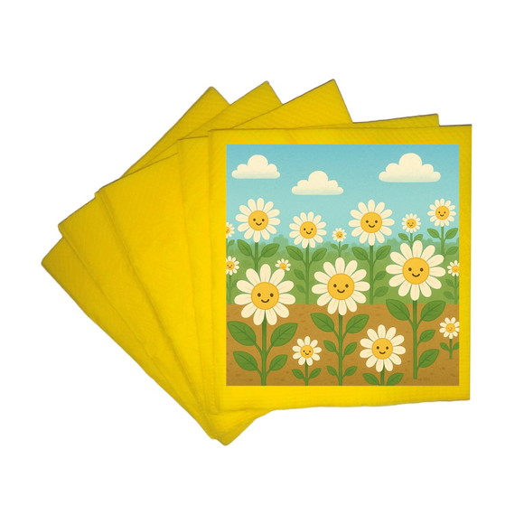Guardanapo de Papel Personalizado Margaridas