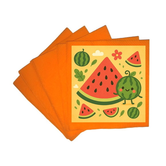 Guardanapo de Papel Personalizado Melancia - Imagem 5
