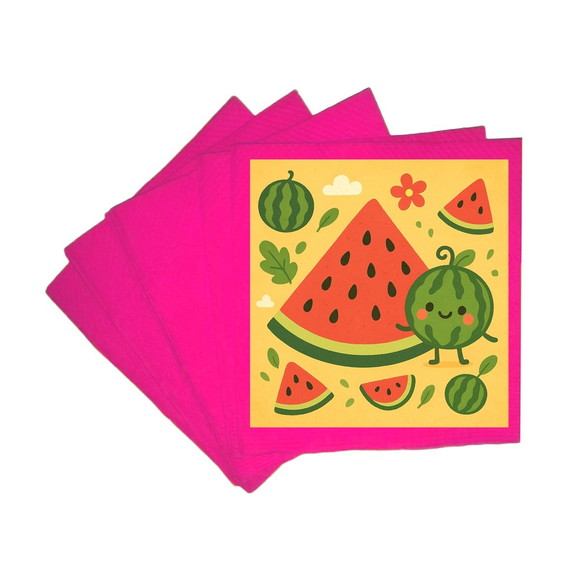 Guardanapo de Papel Personalizado Melancia - Imagem 3