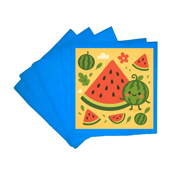 Guardanapo de Papel Personalizado Melancia - Imagem 2