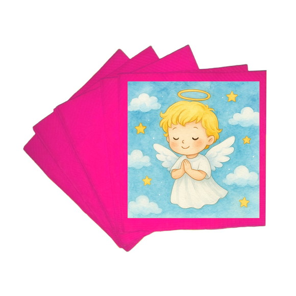 Guardanapo de Papel Personalizado Meu Batizado - Imagem 2