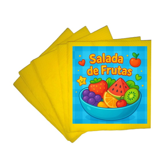 Guardanapo de Papel Personalizado Salada de Frutas
