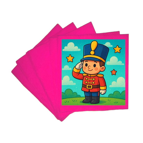 Guardanapo de Papel Personalizado Soldadinho de Chumbo - Imagem 3