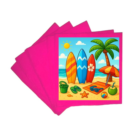 Guardanapo de Papel Personalizado Surf - Imagem 3