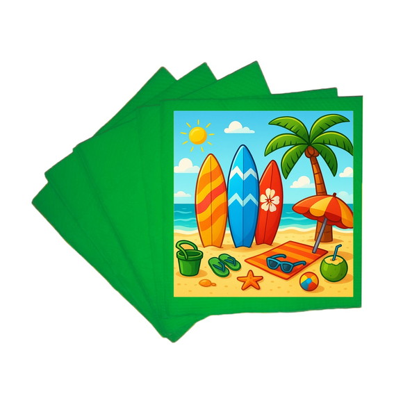 Guardanapo de Papel Personalizado Surf - Imagem 4