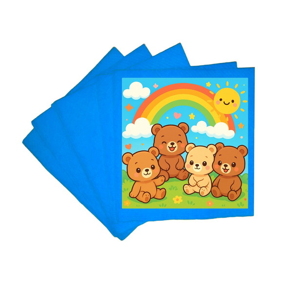 Guardanapo de Papel Personalizado Ursinhos Baby - Imagem 2