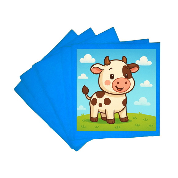 Guardanapo de Papel Personalizado Vaquinha - Imagem 2