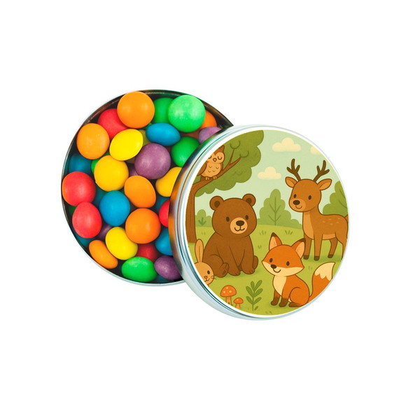 Latinha Metálica Personalizada Animais da Floresta