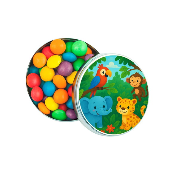 Latinha Metálica Personalizada Animais Tropicais - Imagem 2