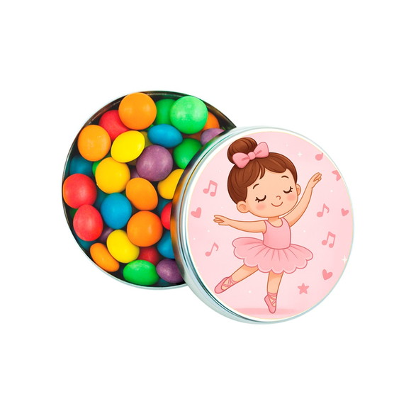 Latinha Metálica Personalizada Bailarina - Imagem 2