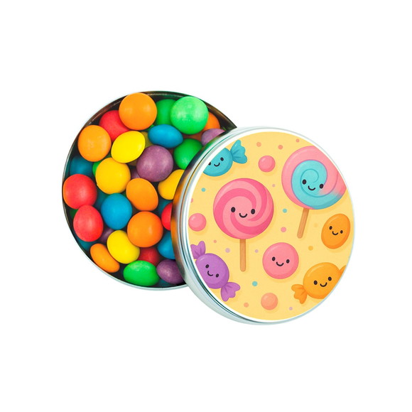 Latinha Metálica Personalizada Balas e Pirulitos - Imagem 2