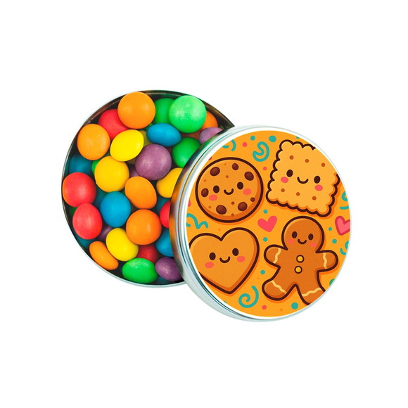 Latinha Metálica Personalizada Biscoitinhos - Imagem 4