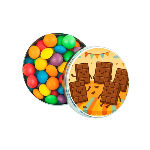 Latinha Metálica Personalizada Chocolates - Imagem 4