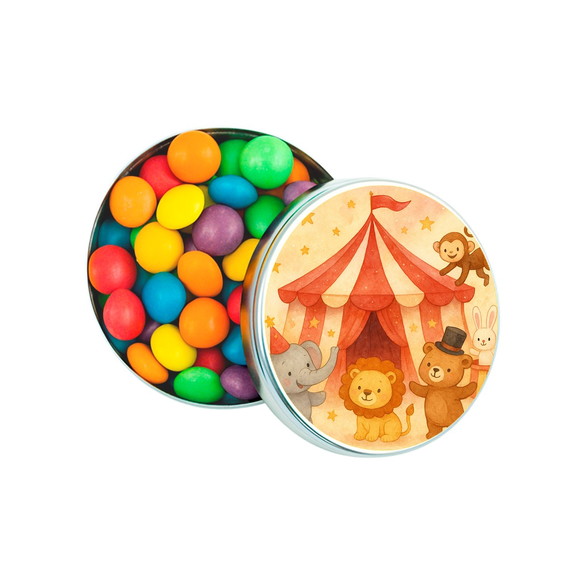 Latinha Metálica Personalizada Circo Aquarela - Imagem 5