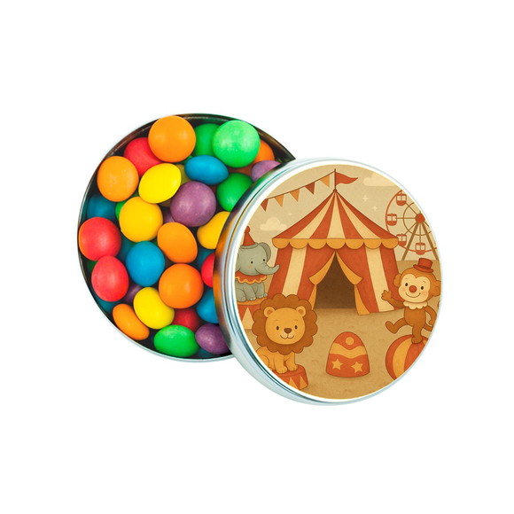Latinha Metálica Personalizada Circo Vintage - Imagem 4